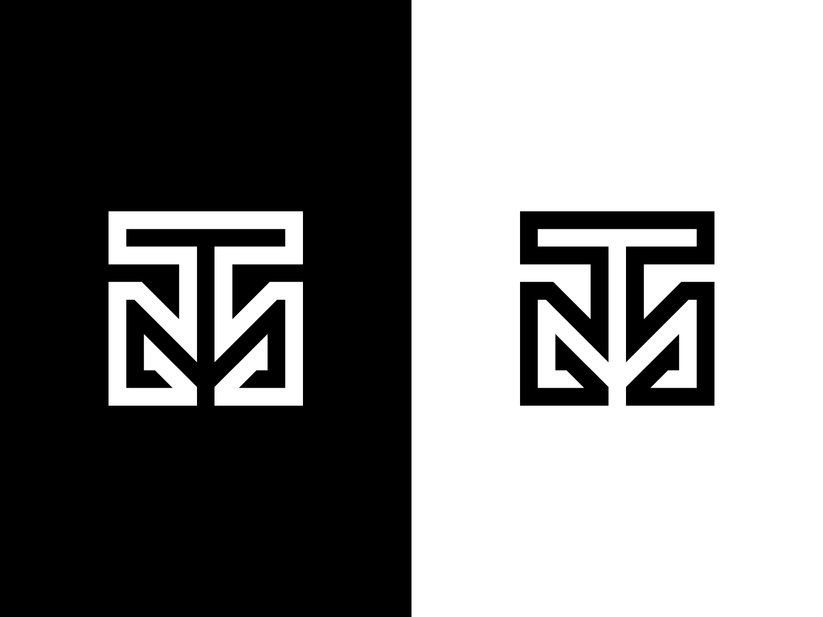 MT Monogram - Initial Letter Logo by Sabuj Ali on Dribbble