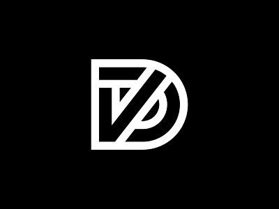 Letter D Check Mark Logo