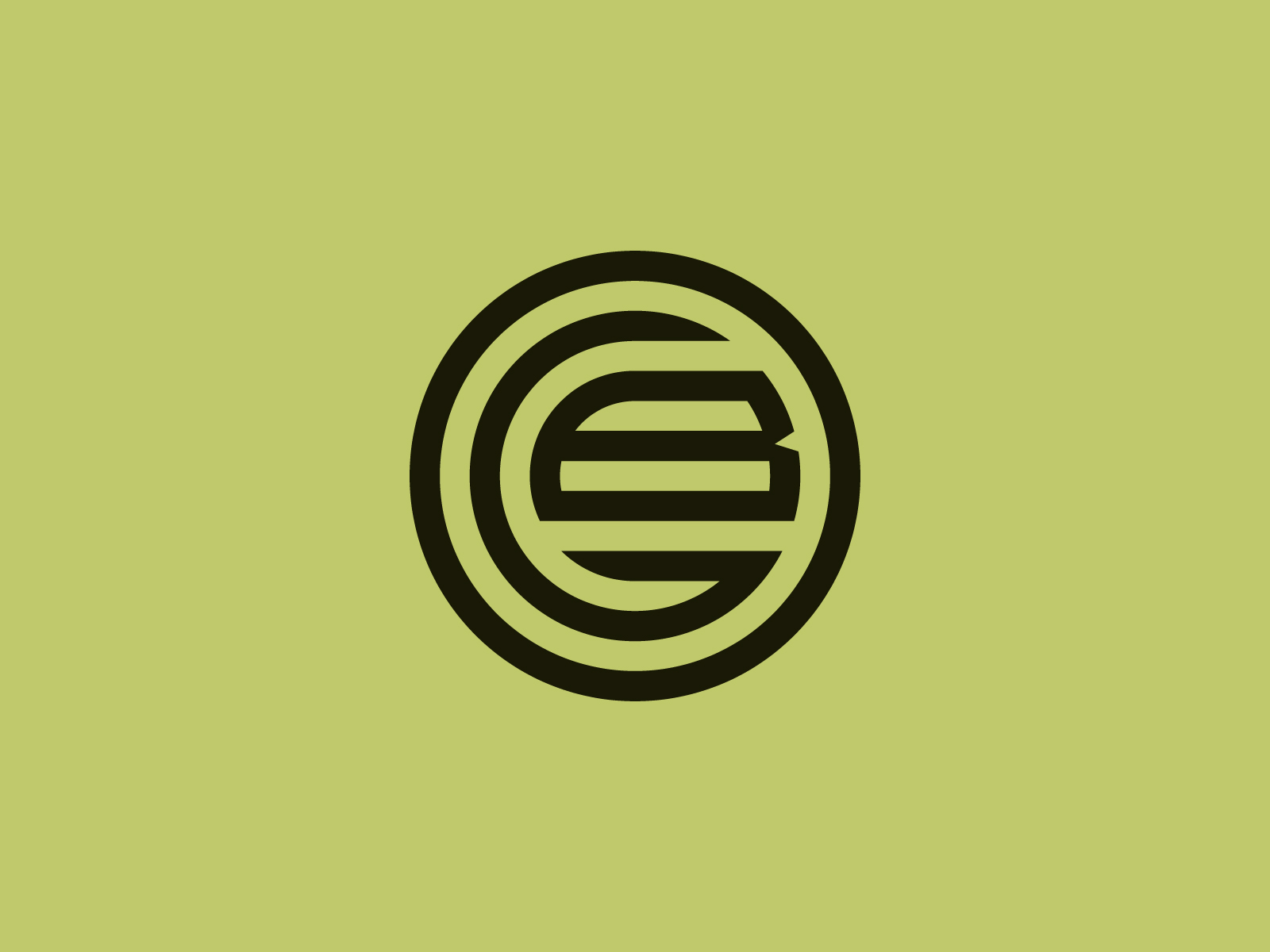 Simple Logo Design, BG Initials – Elegant Quill