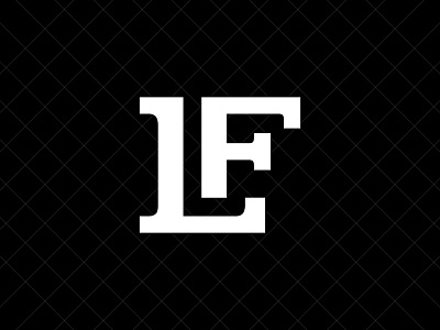 LF Logo branding clean design fl logo fl monogram identity illustration letter logo lettermark lf lf logo lf monogram logo logo design logos logotype minimgal monogram simple typography