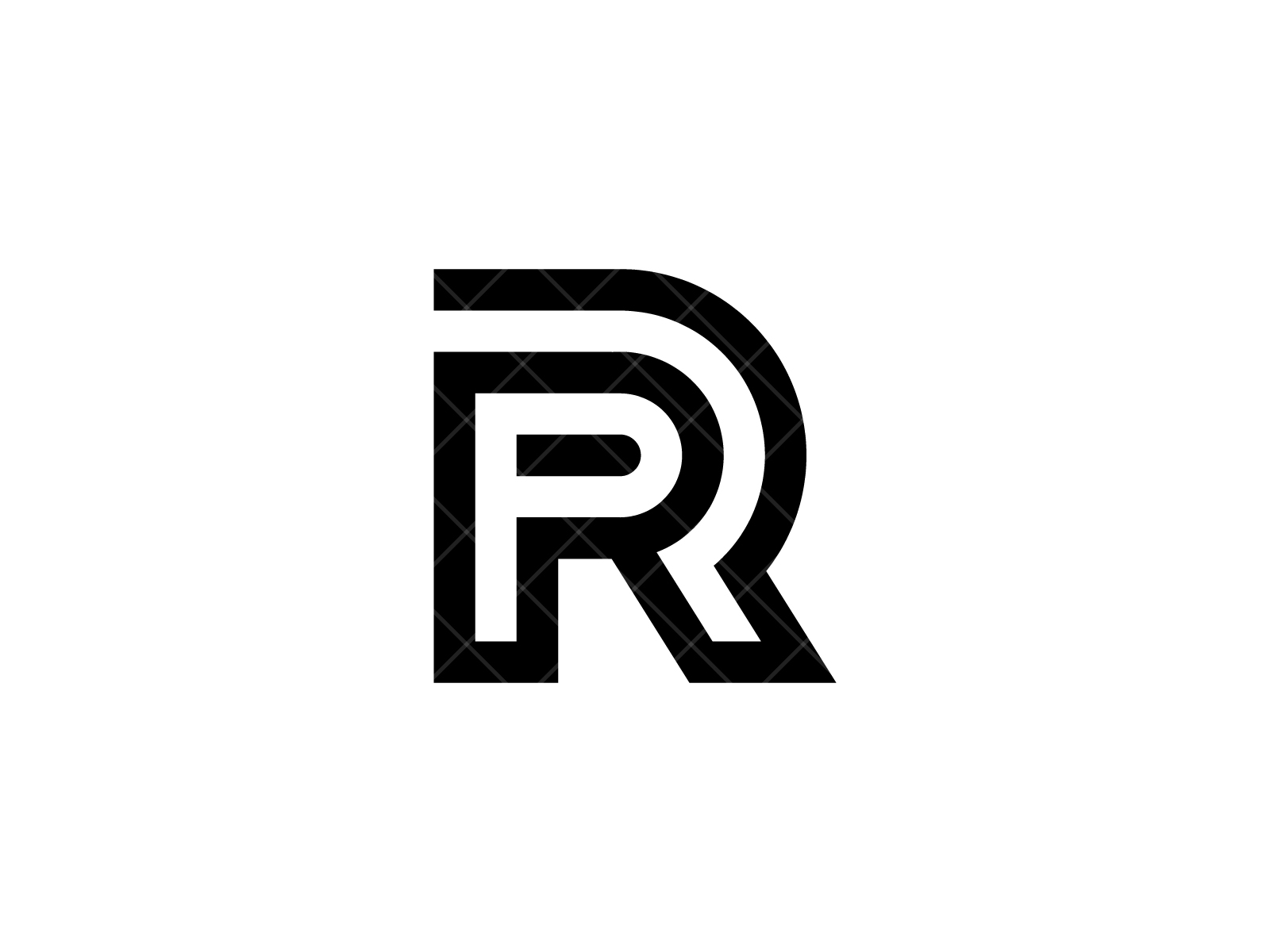 Initial PR Letter Logo Creative Typography Vector Template. Creative Circle  Letter PR Logo Vector Stock Vector Image & Art - Alamy