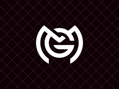 monogram gm logo design