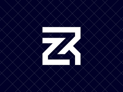 ZR Logo branding design identity illustration letter logo logo design logos logotype minimal monogram rz rz logo rz monogram type typography vector zr zr logo zr monogram