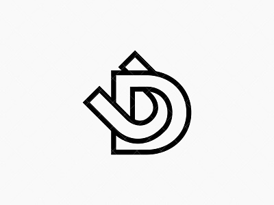 Double D logo vektor design.