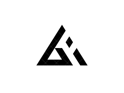 bi logo alphabet bi bi logo bi monogram branding design ib ib logo ib monogram identity letter logo logo logo design logotype minimal monogram top designer tri angle typography vector
