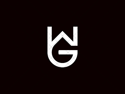 GW Monogram Logo branding design grid logo gw gw logo gw monogram logo identity lettermark logo logo design logos logotype luxury fashion logo minimal modern monogram typography wg wg logo wg monogram logo