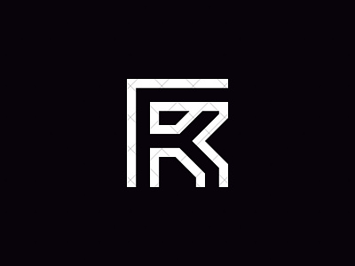 Rf Monogram Logo By Sabuj Ali On Dribbble