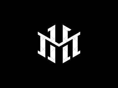 MH Monogram Logo by Sabuj Ali on Dribbble