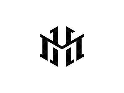 MH Monogram Logo branding creative design hm hm logo hm monogram identity lettermark logo logo design logotype mh mh logo mh monogram logo minimal modern monogram monogram logo typography vector