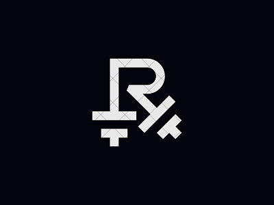 Letter R Fitness Logo