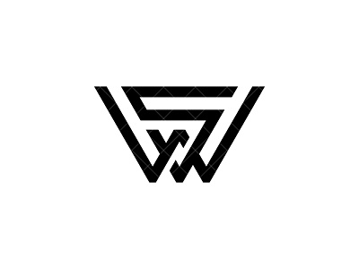 WS Monogram branding design identity illustration logo logo design logoawesome logos logotype minimal modern monogram sw sw logo sw monogram typography vector ws ws logo ws monogram