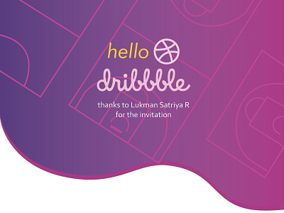 Hello Dribbble firstshot hellodribbble illustration invitation invite thank you card