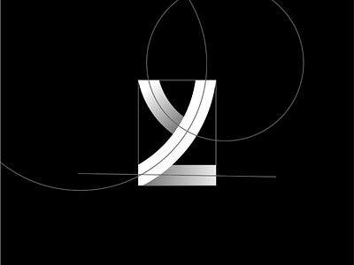 YL logo concept golden logo yl yolo