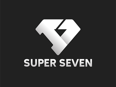 S7 7 design letters logo logodesign logomark s seven
