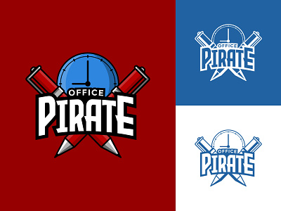 Office Pirate Logo Concept coreldraw coreldrawx7 design lineart logo