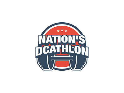 Nation's Dcathlon Logo Concept branding coreldraw coreldrawx7 design gym gym logo lineart logo logodesign logos sport vector