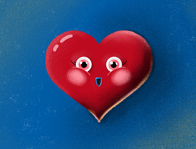 Little Heart character heart illustration love procreate valentine day