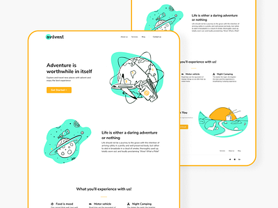 Avent Landing page landingpage