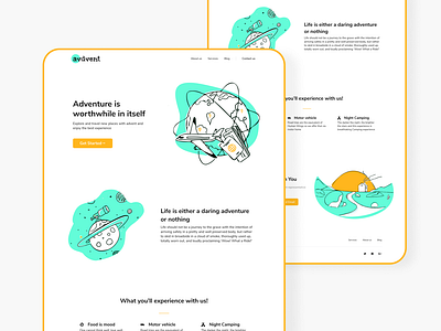 Avent Landing page