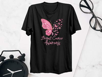 Breast cancer awareness t shirt design