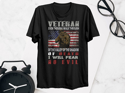 Veteran design t shirt