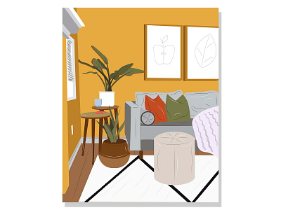 illustration : another side of family room