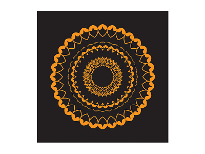 mandala 01 character design flat graphic design icon illustration illustrator typography ui vector