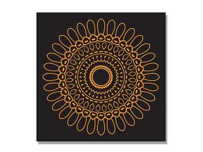 mandala 08 branding design flat graphic design icon illustration illustrator logo logo design typography ui vector