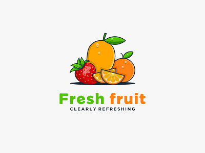 fresh fruit branding design food and drink fresh fresh design fruit fruit logo juice logo nature nature art nature logo