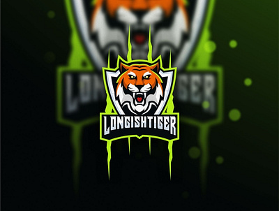 Tiger esport logo animal logo esport esportlogo game gaming gaminglogo logo masculine masculine logo sport sports logo tiger logo tiger mascot vector