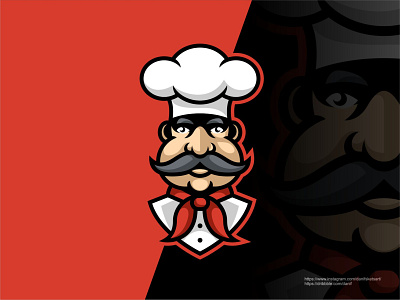 Master chef branding cafe cartoon character chef cook cookies cooking design food food and drink icon illustration mascot vector