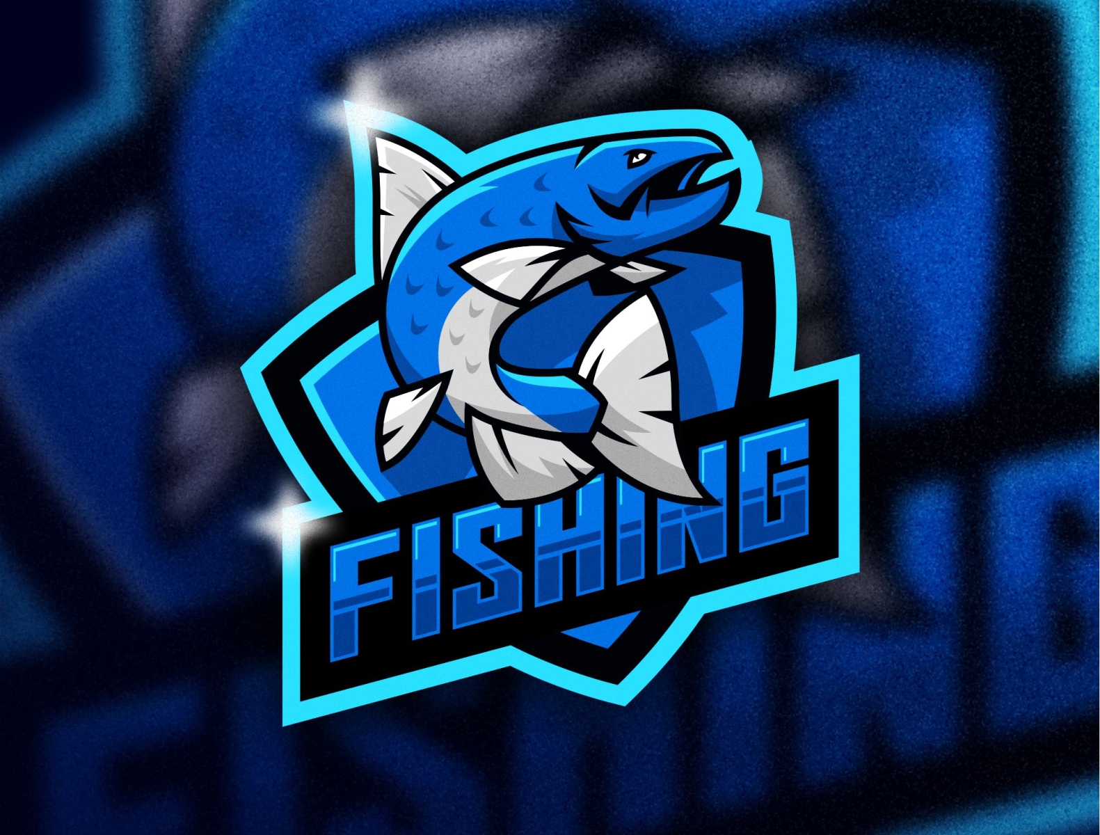 Fish esport logo by Danifsketsart on Dribbble