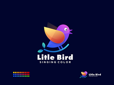 Litle Bird 3d animal bird birdlovers branding colorful company design digital graphic design icon illustration logo logodesign mark mascot media modern vector