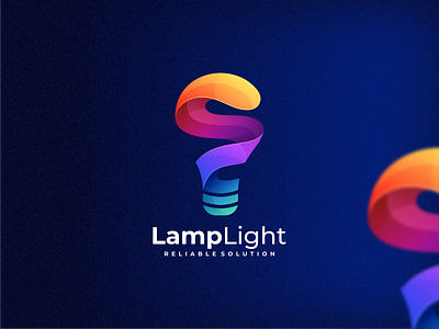 Lamp Light art branding colorful design designer forsale graphic design icon identity illustration lamp lamplight logo logos mark mascot media modern vector