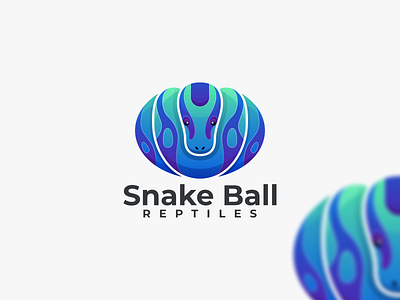 Snake Ball animal art branding colorful design graphic design icon illustration logo logos mascot media reptile snake vector