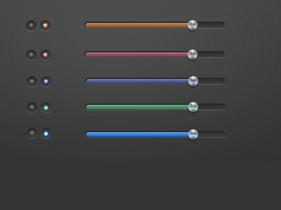 Slider UI PSD