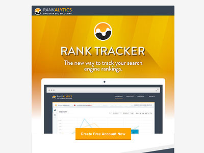 Promotion Email Design analytics blue email list orange promotion seo template