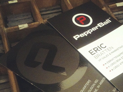 PepperBall biz cards