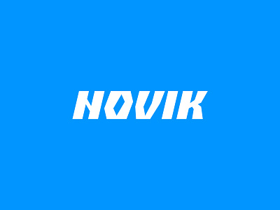NOVIK brand branding design hand-lettering identity lettering logo logotype vetoshkin
