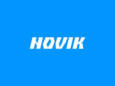 NOVIK brand branding design hand lettering identity lettering logo logotype vetoshkin