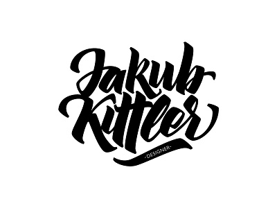 Jakub Kittler brush pen copic design lettering logo logotype pentel vetoshkin