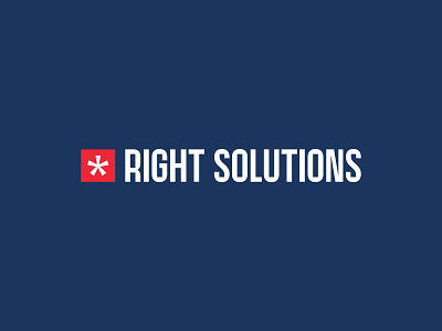 Right Solutions brand design branding design identity law firm logo logotype mark sign vetoshkin