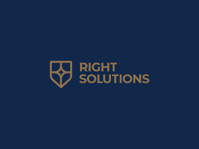 Right Solutions brand branding design identity law firm logo logotype mark sign vetoshkin