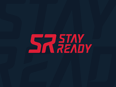 Stay Ready brand branding design hand lettering identity lettering logo logotype mark sport vetoshkin