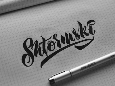 Shtormski / WIP copic design lettering marker shtormski vetoshkin