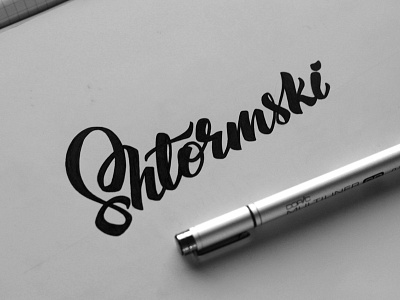 Shtormski / WIP 3 copic design lettering marker shtormski vetoshkin