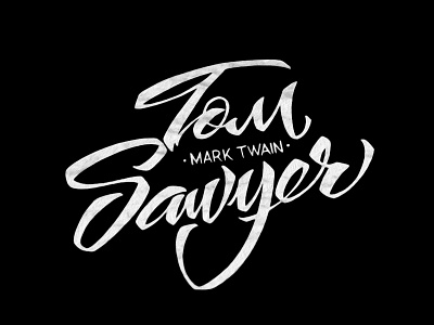 Tom Sawyer copic design lettering marker sawyer tom vetoshkin