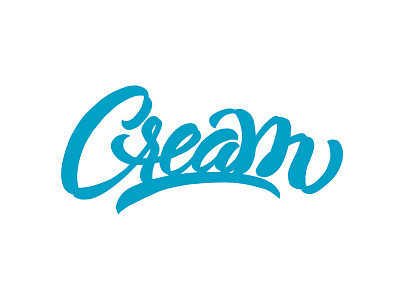 Cream | sketching 2 cream design hand lettering lettering pentel vetoshkin