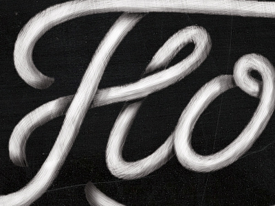 Flour | fragment black chalk chalkboard design flour hand lettering lettering vetoshkin white