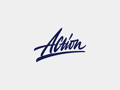 Action action branding brushpen customlettering design forsale hand-lettering lettering logo logotype script sport sportwear streetwear typography vetoshkin wear